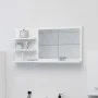 Espejo de baño madera contrachapada blanco 90x10,5x45 cm de vidaXL, Tocadores de baño - Ref: Foro24-805015, Precio: 36,77 €, ...
