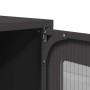 Mesita de noche acero laminado en frío negro 36x39x60,5 cm de , Mesitas de noche - Ref: Foro24-853326, Precio: 49,48 €, Descu...