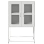 Aparador de acero blanco 68x39x107 cm de , Aparadores - Ref: Foro24-853379, Precio: 97,54 €, Descuento: %