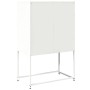 Aparador de acero blanco 68x39x107 cm de , Aparadores - Ref: Foro24-853379, Precio: 97,54 €, Descuento: %