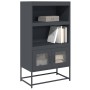 Aparador de acero gris antracita 68x39x123 cm de , Aparadores - Ref: Foro24-853370, Precio: 112,63 €, Descuento: %