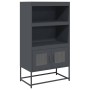 Aparador de acero gris antracita 68x39x123 cm de , Aparadores - Ref: Foro24-853370, Precio: 112,63 €, Descuento: %
