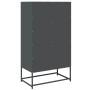 Aparador de acero gris antracita 68x39x123 cm de , Aparadores - Ref: Foro24-853370, Precio: 112,63 €, Descuento: %