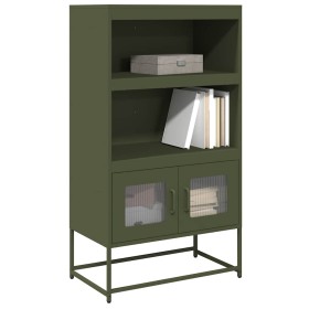 Aparador de acero verde oliva 68x39x123 cm de , Aparadores - Ref: Foro24-853372, Precio: 113,73 €, Descuento: %