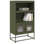 Aparador de acero verde oliva 68x39x123 cm de , Aparadores - Ref: Foro24-853372, Precio: 113,73 €, Descuento: %