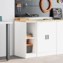 Armario de almacenamiento para garaje blanco 30x51x85 cm de , Armarios industriales - Ref: Foro24-860526, Precio: 49,66 €, De...