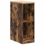 Armario de almacenamiento para garaje roble ahumado 30x51x85 cm de , Armarios industriales - Ref: Foro24-860530, Precio: 47,7...