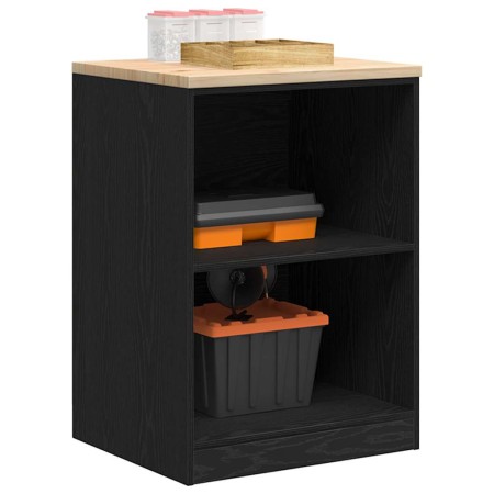 Armario de almacenamiento para garaje negro 60x51x85 cm de , Armarios industriales - Ref: Foro24-860545, Precio: 71,06 €, Des...