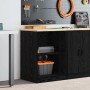 Armario de almacenamiento para garaje negro 60x51x85 cm de , Armarios industriales - Ref: Foro24-860545, Precio: 71,06 €, Des...