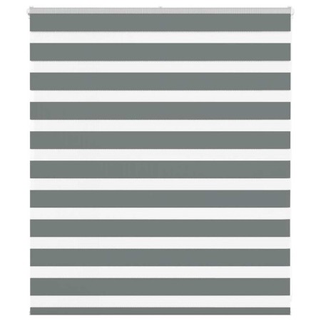 Estor cebra gris oscuro tejido ancho 130,9 cm poliéster de , Persianas y estores - Ref: Foro24-4014112, Precio: 23,90 €, Desc...