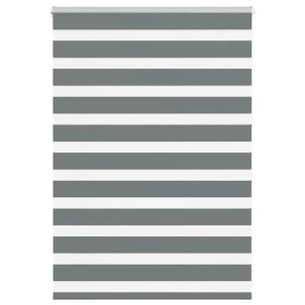Estor cebra gris oscuro 95x100cm tejido ancho 90,9 cm poliéster de , Persianas y estores - Ref: Foro24-4014104, Precio: 20,52...