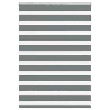 Estor cebra gris oscuro 95x100cm tejido ancho 90,9 cm poliéster de , Persianas y estores - Ref: Foro24-4014104, Precio: 20,52...