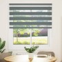 Estor cebra gris oscuro tejido ancho 120,9 cm poliéster de , Persianas y estores - Ref: Foro24-4014110, Precio: 29,68 €, Desc...