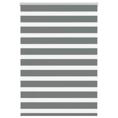 Estor cebra gris oscuro 100x150cm tejido ancho 95,9cm poliéster de , Persianas y estores - Ref: Foro24-4014131, Precio: 30,72...
