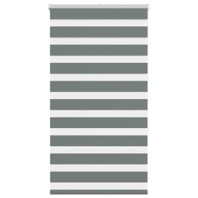 Estor cebra gris oscuro 70x150cm tejido ancho 65,9 cm poliéster de , Persianas y estores - Ref: Foro24-4014125, Precio: 29,45...