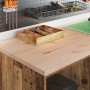 Armario garaje madera vieja 60x51x85 cm Madera maciza de pino de , Armarios industriales - Ref: Foro24-860551, Precio: 66,14 ...