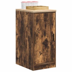 Armario de almacenamiento para garaje roble ahumado 40x51x85 cm de , Armarios industriales - Ref: Foro24-860566, Precio: 59,0...
