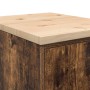 Armario de almacenamiento para garaje roble ahumado 40x51x85 cm de , Armarios industriales - Ref: Foro24-860566, Precio: 59,0...