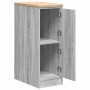 Armario de garaje de madera maciza pino gris Sonoma 30x51x85 cm de , Armarios industriales - Ref: Foro24-860558, Precio: 54,2...