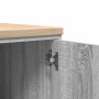 Armario de garaje de madera maciza pino gris Sonoma 30x51x85 cm de , Armarios industriales - Ref: Foro24-860558, Precio: 54,2...