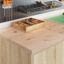 Armario de almacenamiento para garaje Roble Sonoma 40x51x85 cm de , Armarios industriales - Ref: Foro24-860564, Precio: 60,56...