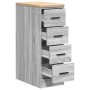 Armario de garaje de madera maciza pino gris Sonoma 30x51x85 cm de , Armarios industriales - Ref: Foro24-860585, Precio: 81,4...