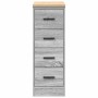 Armario de garaje de madera maciza pino gris Sonoma 30x51x85 cm de , Armarios industriales - Ref: Foro24-860585, Precio: 81,4...