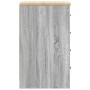 Armario de garaje de madera maciza pino gris Sonoma 30x51x85 cm de , Armarios industriales - Ref: Foro24-860585, Precio: 81,4...