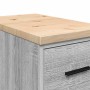 Armario de garaje de madera maciza pino gris Sonoma 30x51x85 cm de , Armarios industriales - Ref: Foro24-860585, Precio: 81,4...