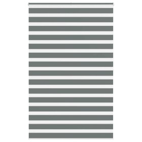 Estor cebra gris oscuro tejido ancho 145,9 cm poliéster de , Persianas y estores - Ref: Foro24-4014167, Precio: 38,21 €, Desc...