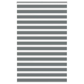 Estor cebra gris oscuro tejido ancho 140,9 cm poliéster de , Persianas y estores - Ref: Foro24-4014192, Precio: 32,37 €, Desc...