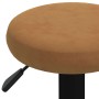 Taburetes de cocina 2 unidades terciopelo marrón de , Taburetes de cocina - Ref: Foro24-333141, Precio: 102,74 €, Descuento: %