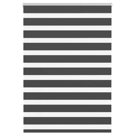 Estor cebra negro 100x150 cm tejido ancho 95,9 cm poliéster de , Persianas y estores - Ref: Foro24-4014235, Precio: 33,98 €, ...