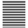 Estor cebra negro 125x150 cm tejido ancho 120,9 cm poliéster de , Persianas y estores - Ref: Foro24-4014240, Precio: 24,65 €,...