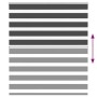 Estor cebra negro 125x150 cm tejido ancho 120,9 cm poliéster de , Persianas y estores - Ref: Foro24-4014240, Precio: 24,65 €,...
