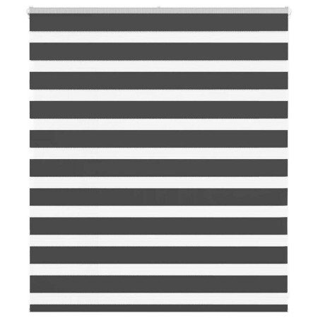 Estor cebra negro 125x100 cm tejido ancho 120,9 cm poliéster de , Persianas y estores - Ref: Foro24-4014214, Precio: 22,76 €,...