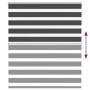 Estor cebra negro 125x100 cm tejido ancho 120,9 cm poliéster de , Persianas y estores - Ref: Foro24-4014214, Precio: 22,76 €,...