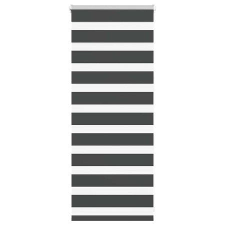 Estor cebra negro 65x100 cm tejido ancho 60,9 cm poliéster de , Persianas y estores - Ref: Foro24-4014202, Precio: 19,67 €, D...