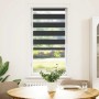 Estor cebra negro 65x100 cm tejido ancho 60,9 cm poliéster de , Persianas y estores - Ref: Foro24-4014202, Precio: 19,67 €, D...