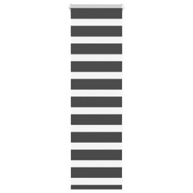 Estor cebra negro 55x100 cm tejido ancho 50,9 cm poliéster de , Persianas y estores - Ref: Foro24-4014200, Precio: 19,03 €, D...