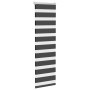 Estor cebra negro 55x100 cm tejido ancho 50,9 cm poliéster de , Persianas y estores - Ref: Foro24-4014200, Precio: 19,03 €, D...