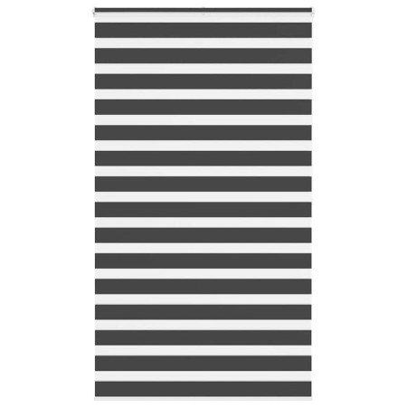 Estor cebra negro 135x200 cm tejido ancho 130,9 cm poliéster de , Persianas y estores - Ref: Foro24-4014268, Precio: 30,86 €,...