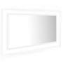 Espejo de baño LED acrílico blanco 90x8,5x37 cm de vidaXL, Tocadores de baño - Ref: Foro24-804932, Precio: 49,54 €, Descuento: %