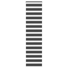 Estor cebra negro 50x230 cm tejido ancho 45,9 cm poliéster de , Persianas y estores - Ref: Foro24-4014277, Precio: 20,85 €, D...