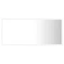 Espejo de baño LED acrílico blanco 90x8,5x37 cm de vidaXL, Tocadores de baño - Ref: Foro24-804932, Precio: 47,30 €, Descuento: %