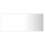 Espejo de baño LED acrílico blanco 90x8,5x37 cm de vidaXL, Tocadores de baño - Ref: Foro24-804932, Precio: 49,54 €, Descuento: %