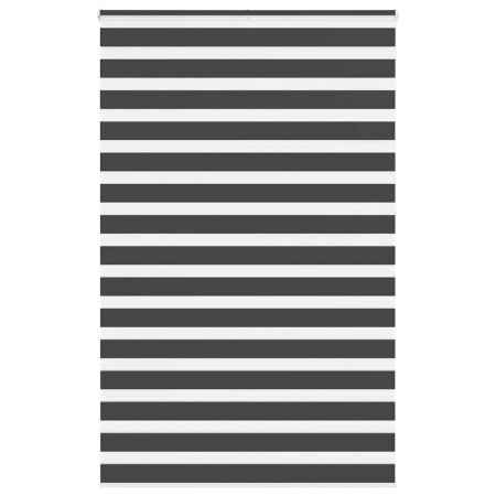 Estor cebra negro 145x230 cm tejido ancho 140,9 cm poliéster de , Persianas y estores - Ref: Foro24-4014296, Precio: 36,35 €,...