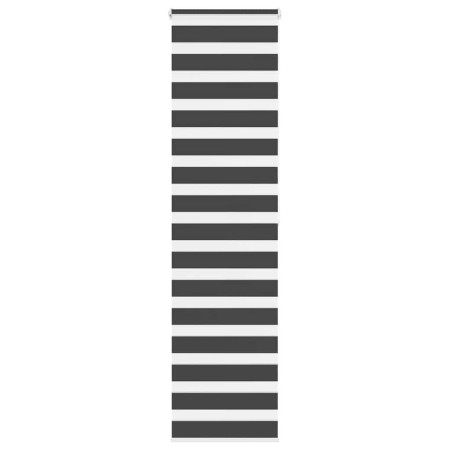 Estor cebra negro 65x200 cm tejido ancho 60,9 cm poliéster de , Persianas y estores - Ref: Foro24-4014254, Precio: 24,59 €, D...
