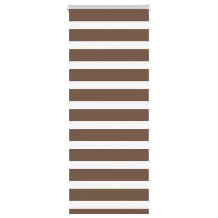 Estor cebra marrón 60x100 cm tejido ancho 55,9 cm poliéster de , Persianas y estores - Ref: Foro24-4014305, Precio: 19,03 €, ...