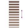 Estor cebra marrón 60x100 cm tejido ancho 55,9 cm poliéster de , Persianas y estores - Ref: Foro24-4014305, Precio: 19,03 €, ...